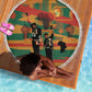 African American 1968 Beach Blanket Black Power Fists of Freedom