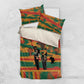 African American 1968 Bedding Set Black Power Fists of Freedom