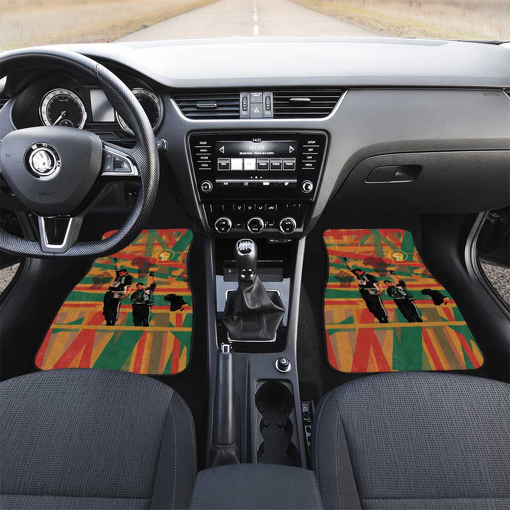 African American 1968 Car Mats Black Power Fists of Freedom