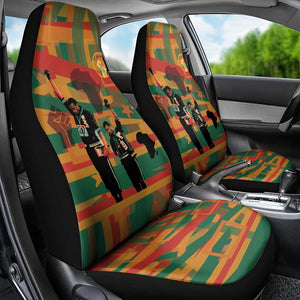 African American 1968 Car Seat Cover Black Power Fists of Freedom