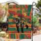 African American 1968 Garden Flag Black Power Fists of Freedom