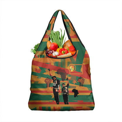 African American 1968 Grocery Bag Black Power Fists of Freedom