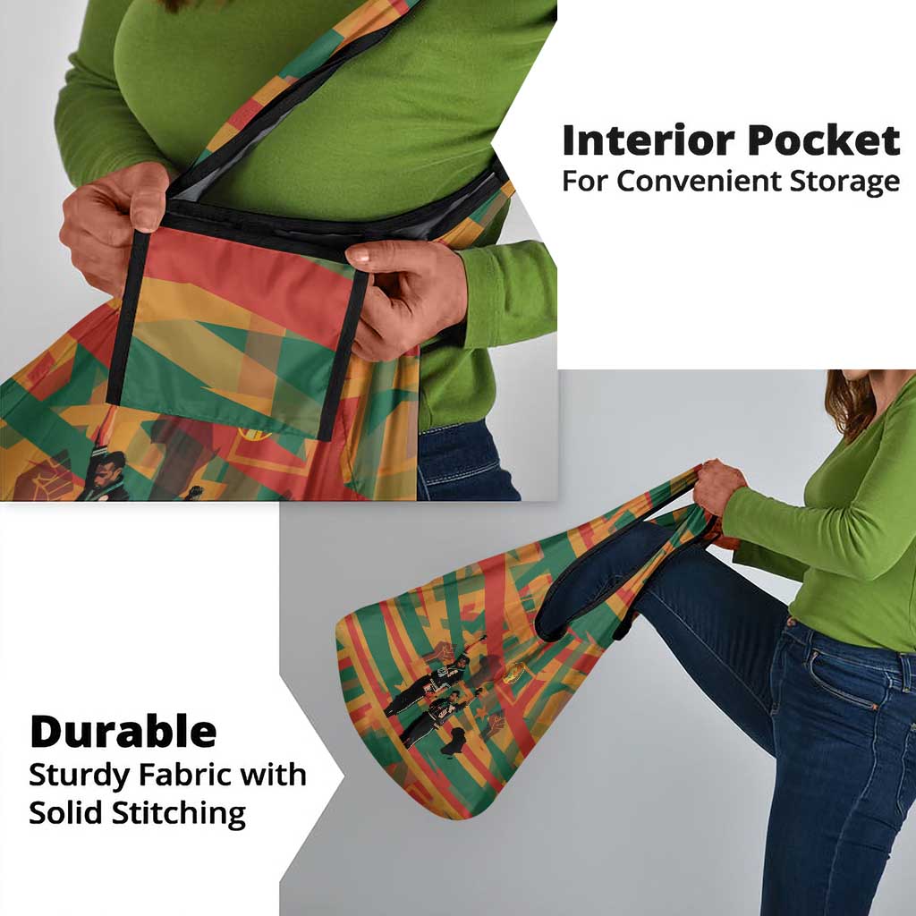 African American 1968 Grocery Bag Black Power Fists of Freedom