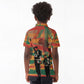 African American 1968 Kid Polo Shirt Black Power Fists of Freedom
