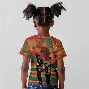 African American 1968 Kid T shirt Black Power Fists of Freedom
