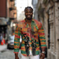 African American 1968 Long Sleeve Button Shirt Black Power Fists of Freedom
