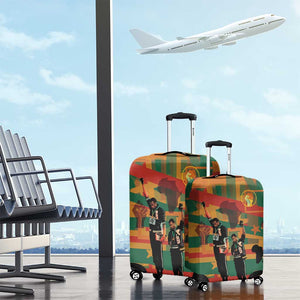 African American 1968 Luggage Cover Black Power Fists of Freedom