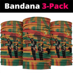 African American 1968 Neck Gaiter Black Power Fists of Freedom DT03
