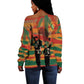 African American 1968 Off Shoulder Sweater Black Power Fists of Freedom
