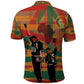 African American 1968 Polo Shirt Black Power Fists of Freedom