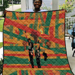 African American 1968 Quilt Black Power Fists of Freedom