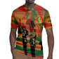 African American 1968 Rugby Jersey Black Power Fists of Freedom