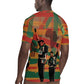 African American 1968 Rugby Jersey Black Power Fists of Freedom