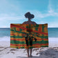 African American 1968 Sarong Black Power Fists of Freedom