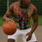African American 1968 Sleeveless Hoodie Black Power Fists of Freedom - African Pride