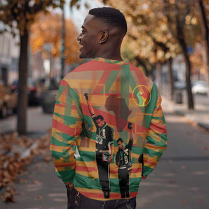 African American 1968 Sweatshirt Black Power Fists of Freedom