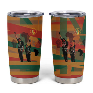 African American 1968 Tumbler Cup Black Power Fists of Freedom