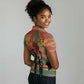 African American 1968 Women Polo Shirt Black Power Fists of Freedom