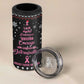 Christmas Tree Breast Cancer Afro 4 in 1 Can Cooler Tumbler Survivor African