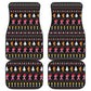 Christmas Tree Breast Cancer Afro Car Mats Survivor African