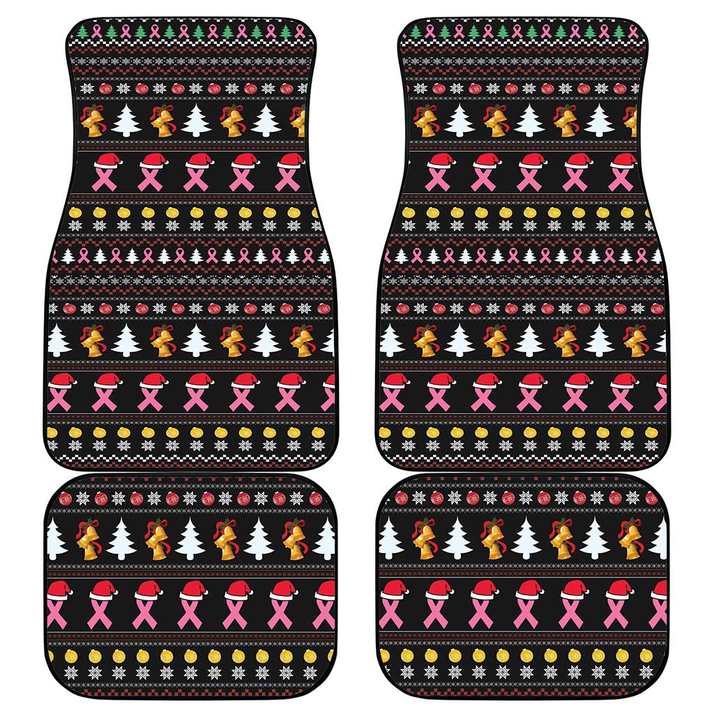 Christmas Tree Breast Cancer Afro Car Mats Survivor African
