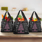 Christmas Tree Breast Cancer Afro Grocery Bag Survivor African