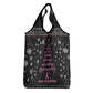 Christmas Tree Breast Cancer Afro Grocery Bag Survivor African