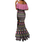 Christmas Tree Breast Cancer Afro Mermaid Dress Survivor African