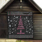 Christmas Tree Breast Cancer Afro Quilt Survivor African