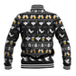 Christmas Africa Boo Beer Baseball Jacket I'm Just Here For The Boss