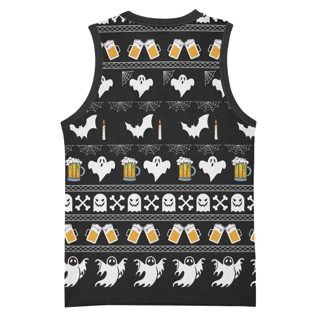Christmas Africa Boo Beer Basketball Jersey I'm Just Here For The Boss - African Pride