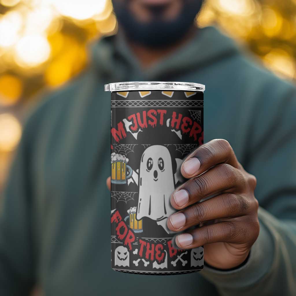 Christmas Africa Boo Beer 4 in 1 Can Cooler Tumbler I'm Just Here For The Boss