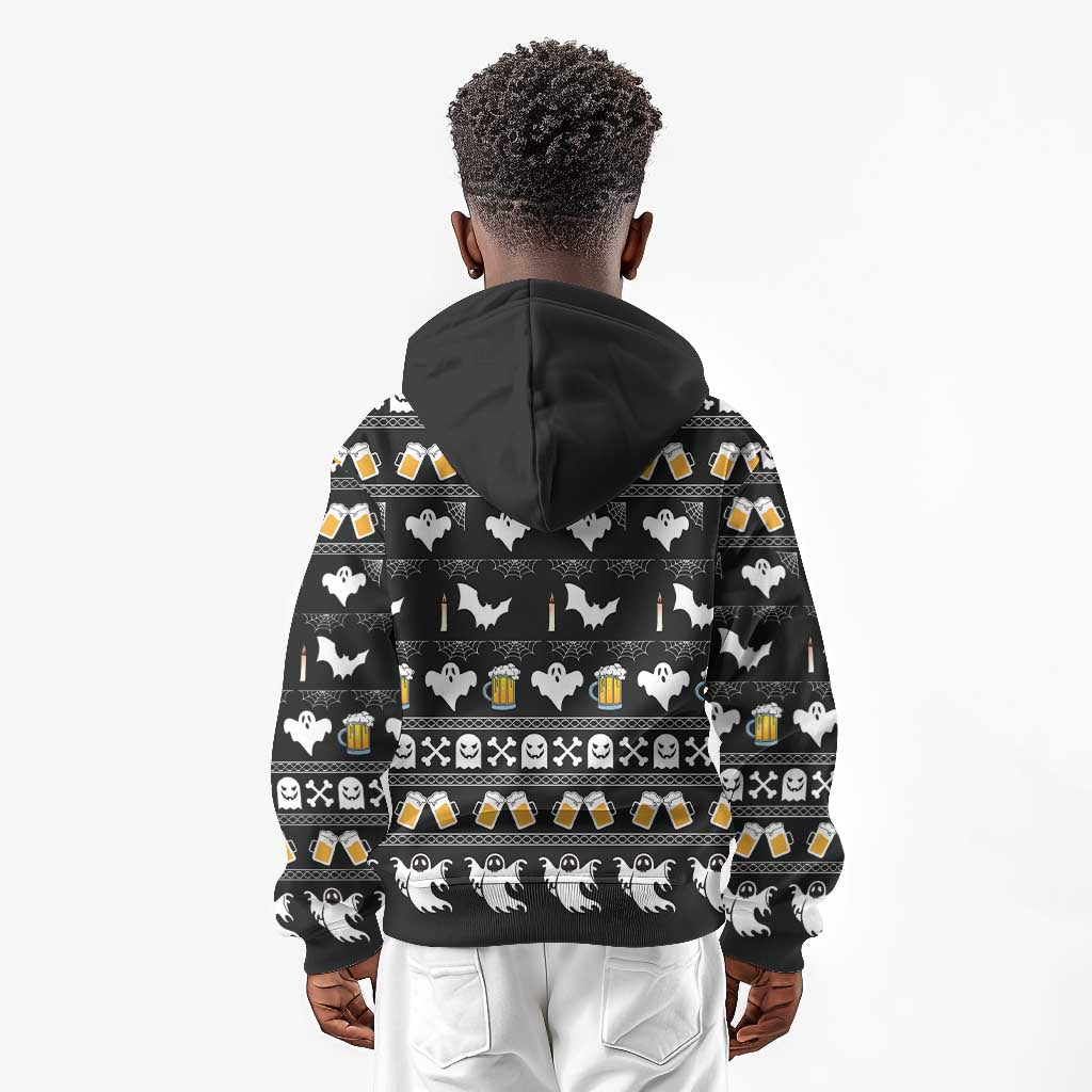 Christmas Africa Boo Beer Kid Hoodie I'm Just Here For The Boss