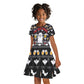 Christmas Africa Boo Beer Kid Short Sleeve Dress I'm Just Here For The Boss
