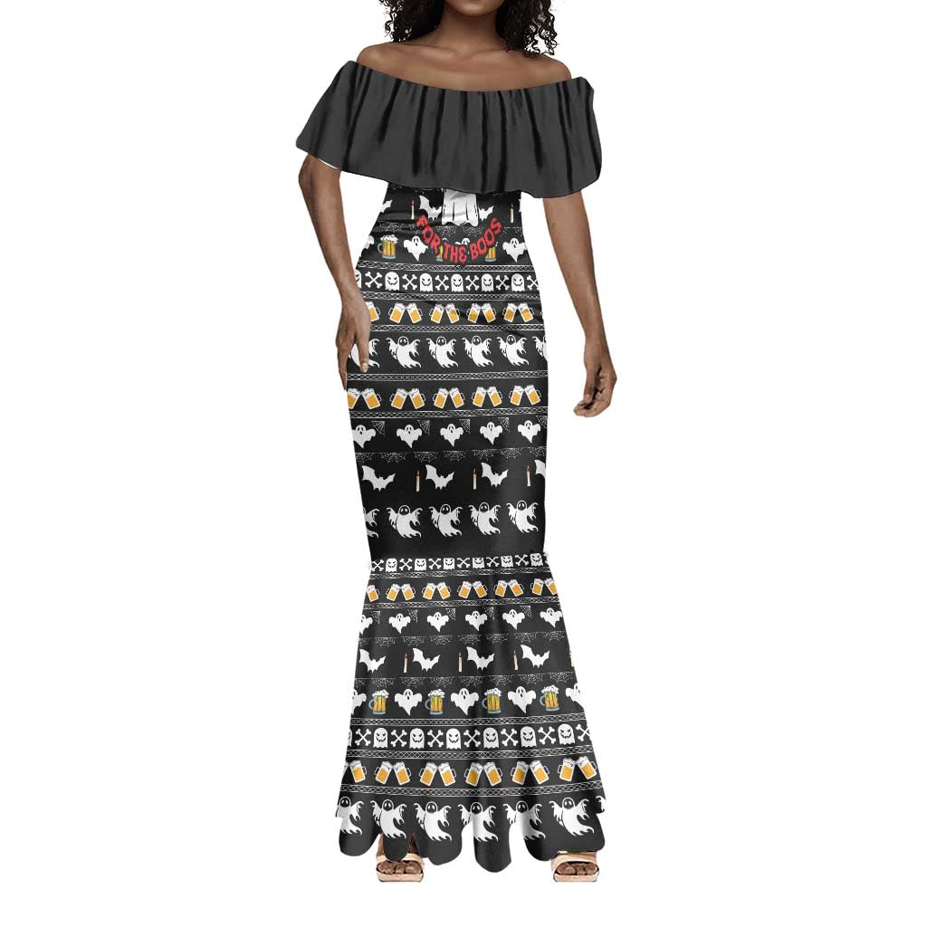 Christmas Africa Boo Beer Mermaid Dress I'm Just Here For The Boss