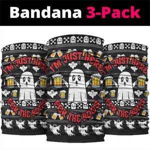 Christmas Africa Boo Beer Neck Gaiter I'm Just Here For The Boss DT03