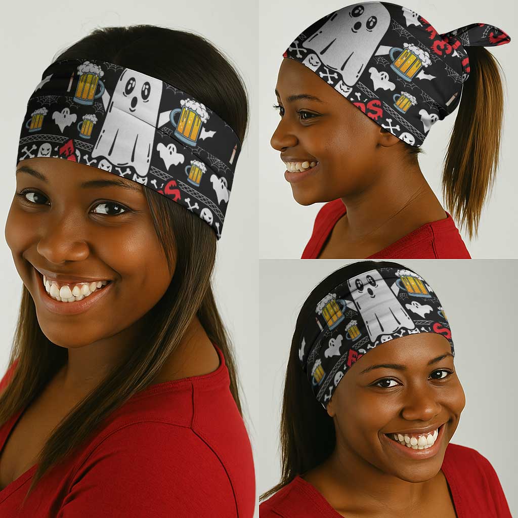 Christmas Africa Boo Beer Neck Gaiter I'm Just Here For The Boss DT03