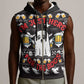 Christmas Africa Boo Beer Sleeveless Zip Hoodie I'm Just Here For The Boss - African Pride