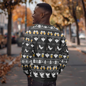Christmas Africa Boo Beer Sweatshirt I'm Just Here For The Boss