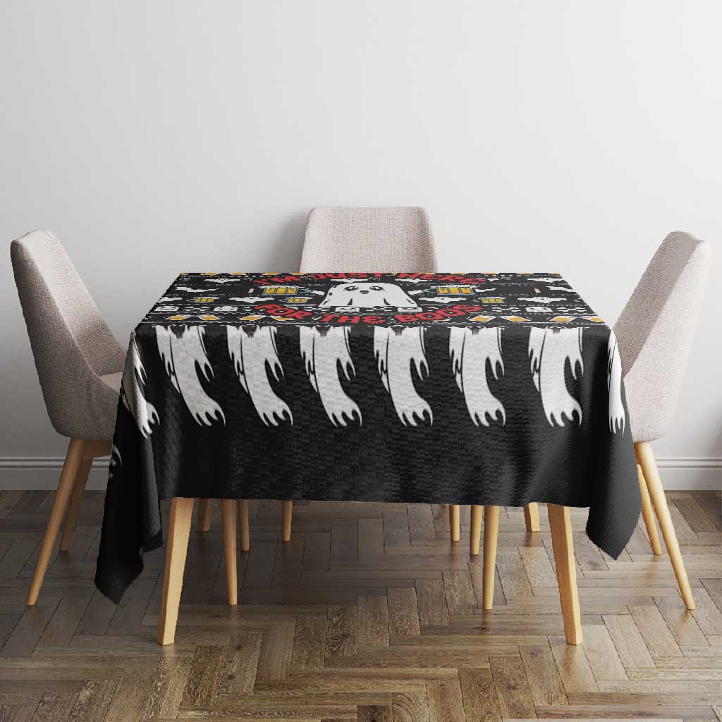 Christmas Africa Boo Beer Tablecloth I'm Just Here For The Boss