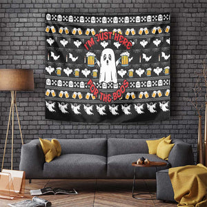 Christmas Africa Boo Beer Tapestry I'm Just Here For The Boss
