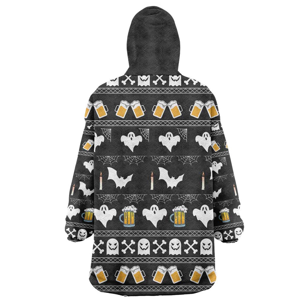 Christmas Africa Boo Beer Wearable Blanket Hoodie I'm Just Here For The Boss