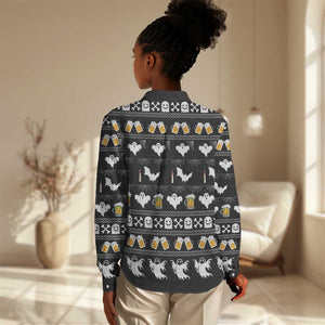 Christmas Africa Boo Beer Women Casual Shirt I'm Just Here For The Boss DT03