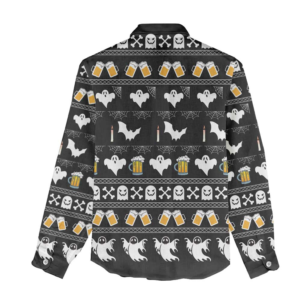 Christmas Africa Boo Beer Women Casual Shirt I'm Just Here For The Boss DT03