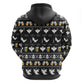 Christmas Africa Boo Beer Zip Hoodie I'm Just Here For The Boss