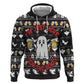 Christmas Africa Boo Beer Zip Hoodie I'm Just Here For The Boss