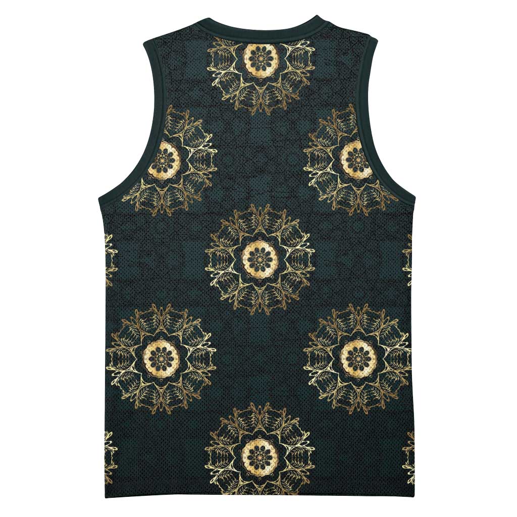 Personalized Afro Women Basketball Jersey Powerful African Pattern - African Pride