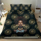 Personalized Afro Women Bedding Set Powerful African Pattern