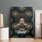 Personalized Afro Women Canvas Wall Art Powerful African Pattern