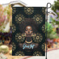 Personalized Afro Women Garden Flag Powerful African Pattern